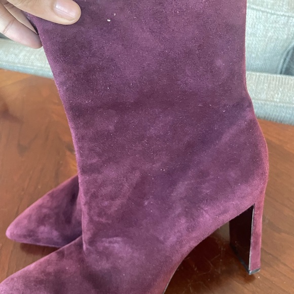 DKNY burgundy ankle boots - Picture 5 of 5